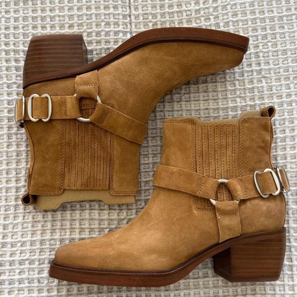 Sam Edelman Brown Suede Ankle Booties